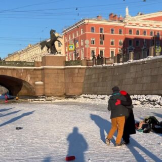 Кони Клодта на Аничковом мосту